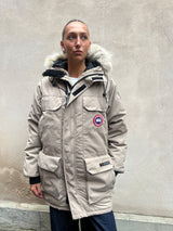 Canada goose jacket long beige