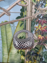 Vondels glass silver handbag