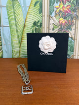 Chanel coco mark multi chain pendant necklace