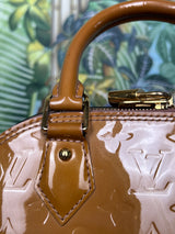 Louis Vuitton Alma BB vernis brown