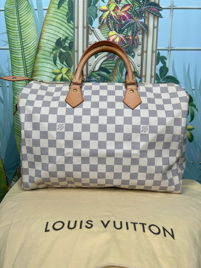 Louis Vuitton speedy 35 damier azur