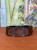 Louis Vuitton Leather LV Circle Reversible Belt Brown / Black