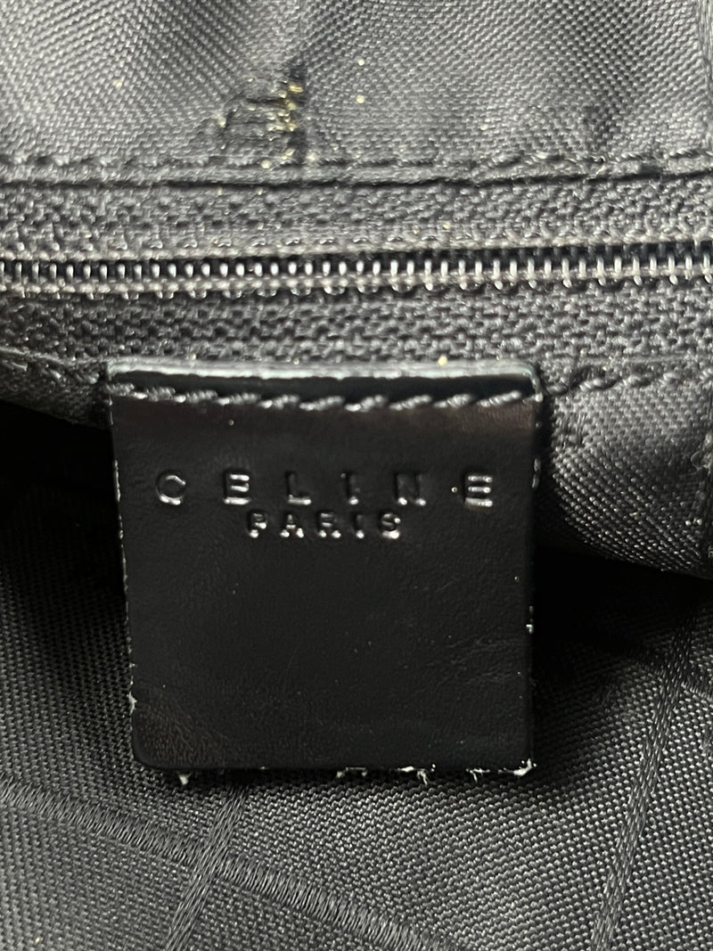 Celine vintage  triumph black bucket bag