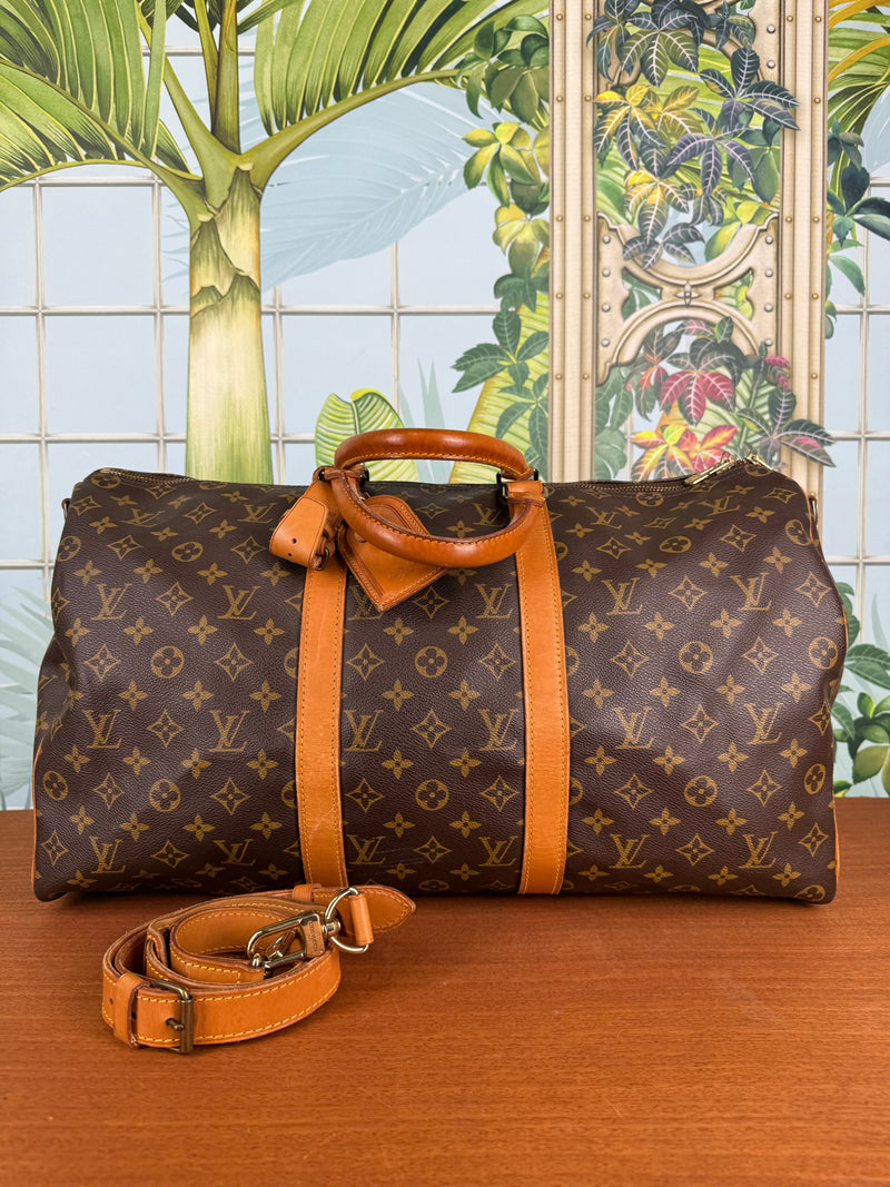 Louis Vuitton Keepall 50, monogram canvas