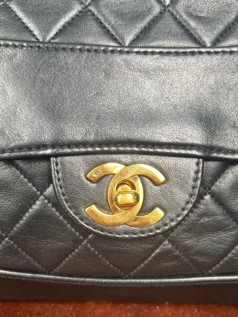 Chanel flap bag small with pouch