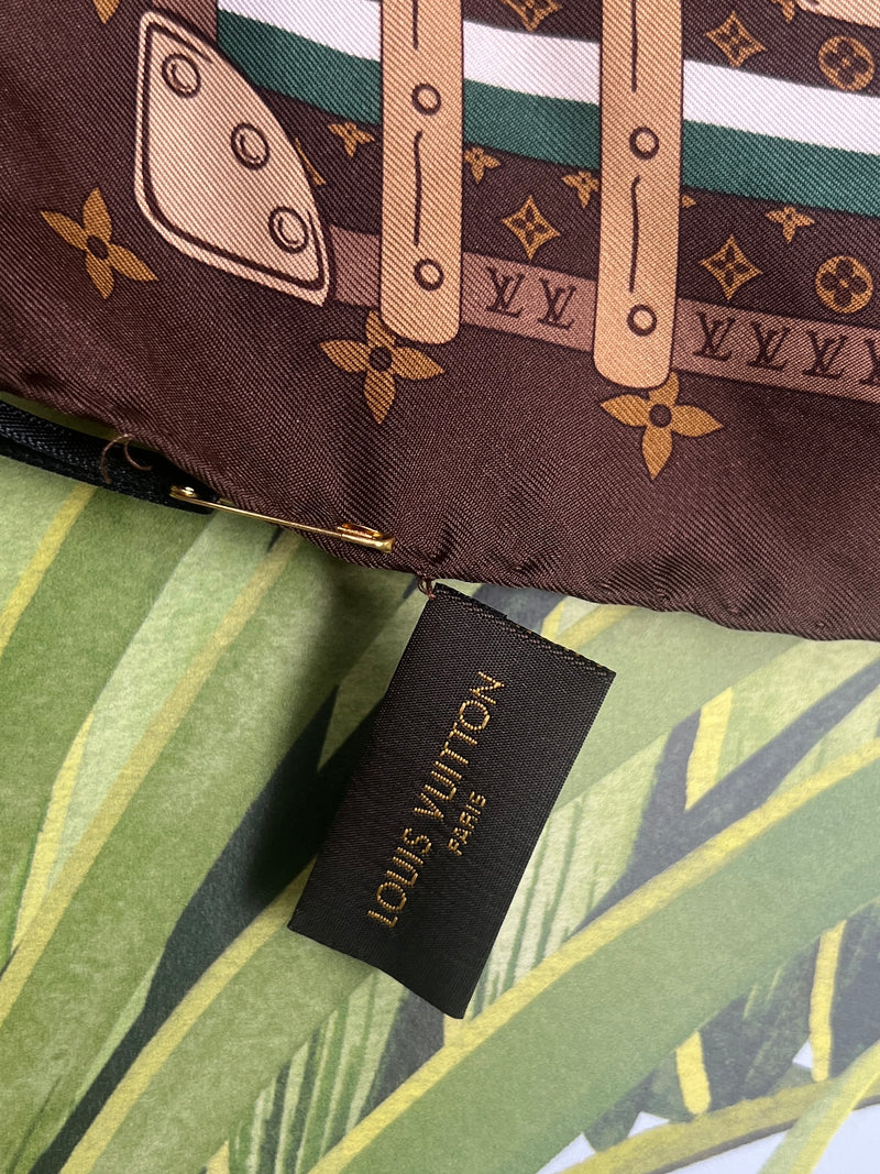 Louis Vuitton scarf trunks