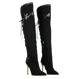 Rebecca Björnsdotter Nora over the knee suede boot