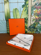 Hermès scarf Vif Argent, JL444341