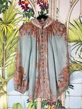 Zimmermann blouse turquoise