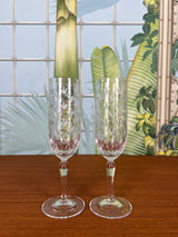 Tiffany & CO champagne glass, set of 2