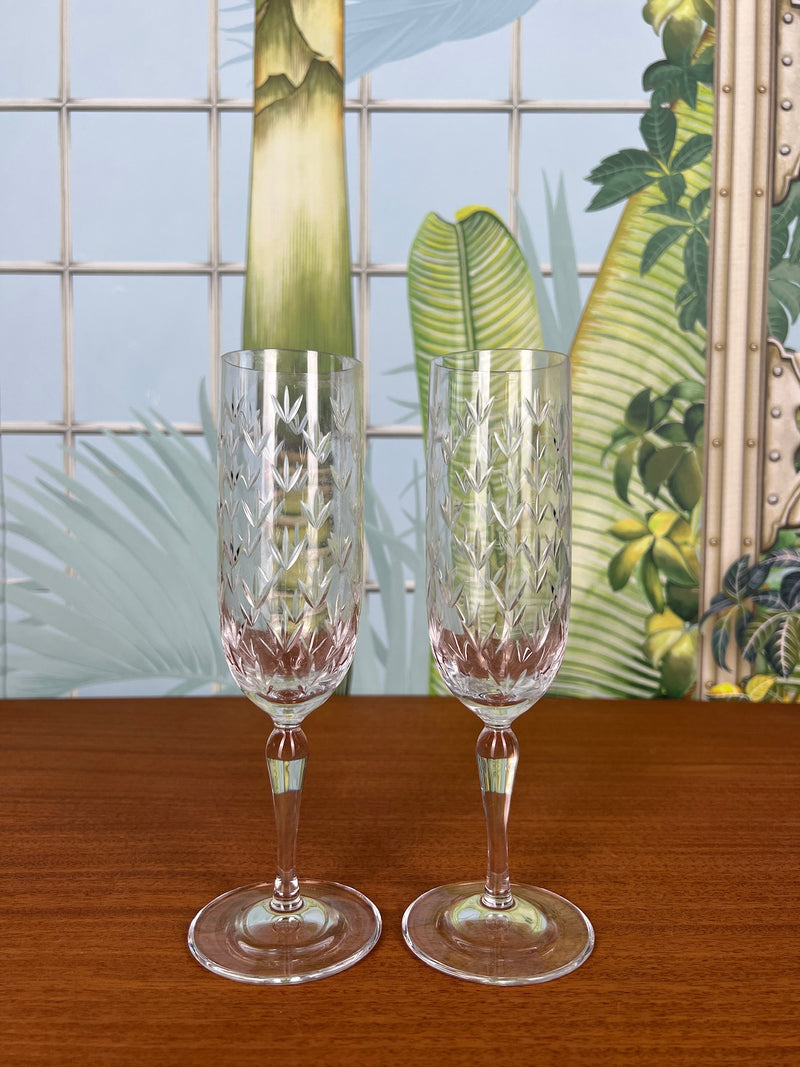 Tiffany & CO champagne glass, set of 2