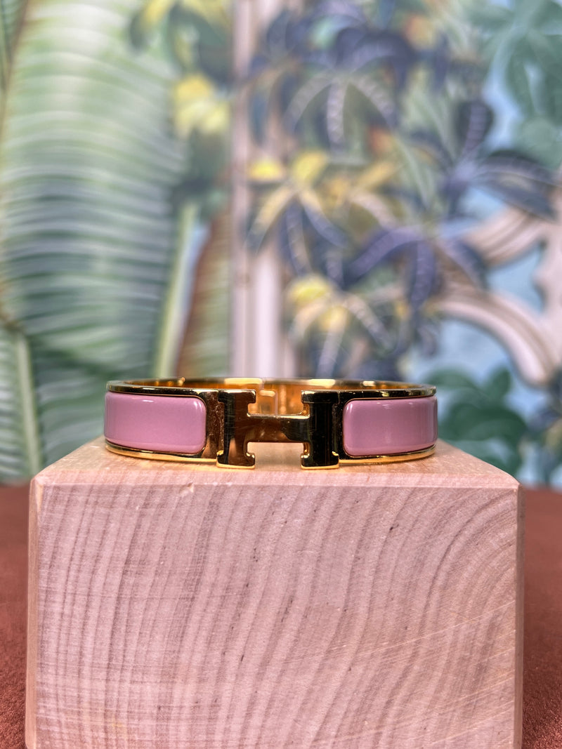 Hermés Clic H  Bracelet pink