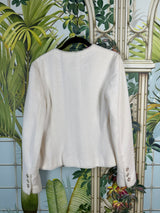 Chanel tweed tripple set white spring collection 1998