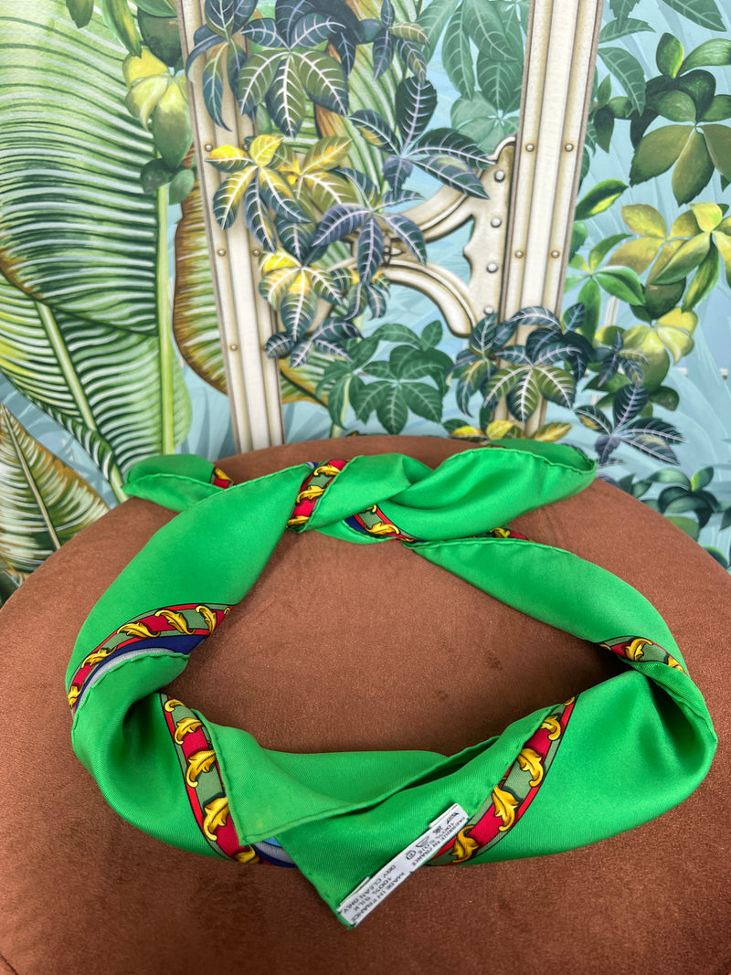 Hermés scarf green