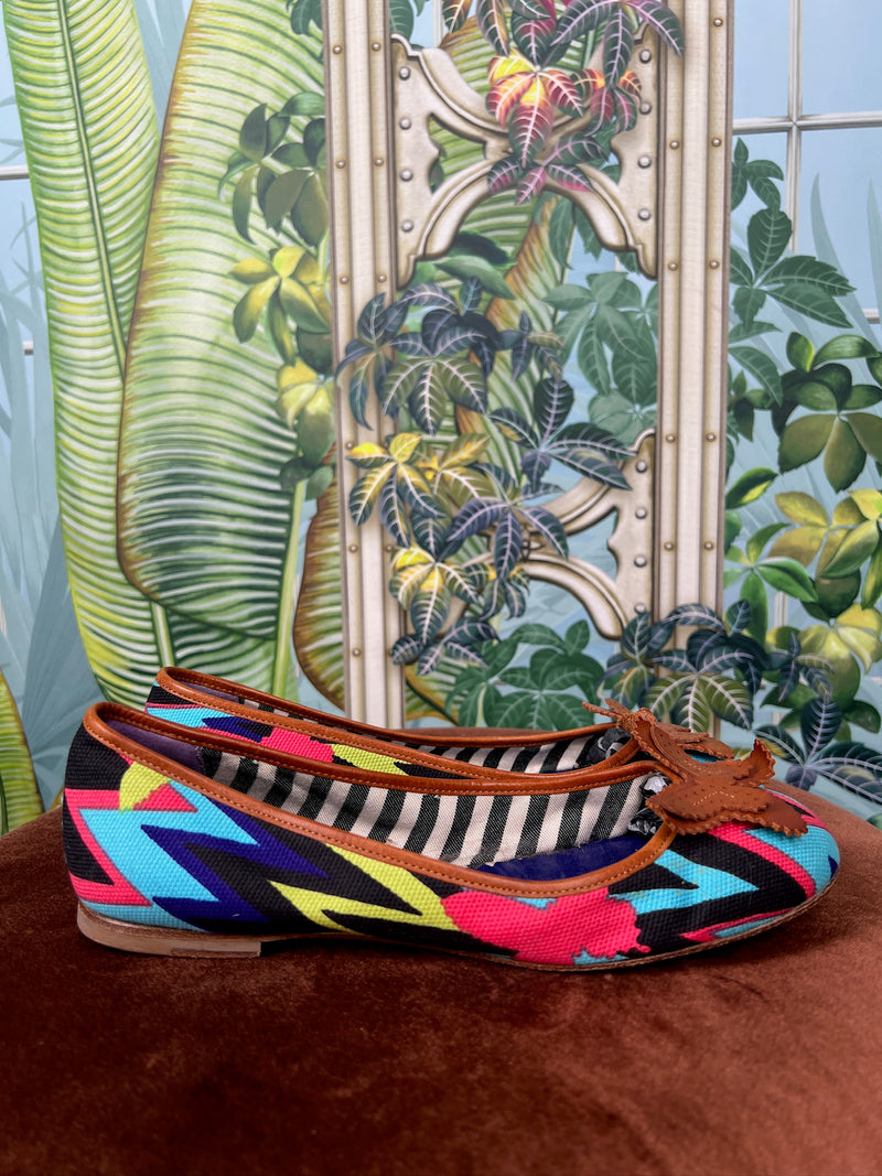 Missoni ballet flats