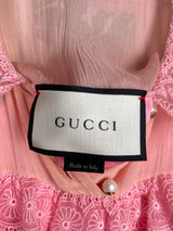 Gucci Donna jelly pink dress