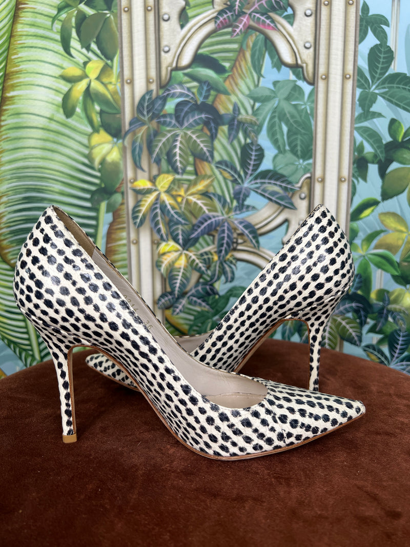 Christian Dior pumps white/black vintage