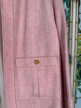 Chanel pink tweed set