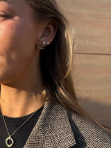 Chanel CC earrings gold