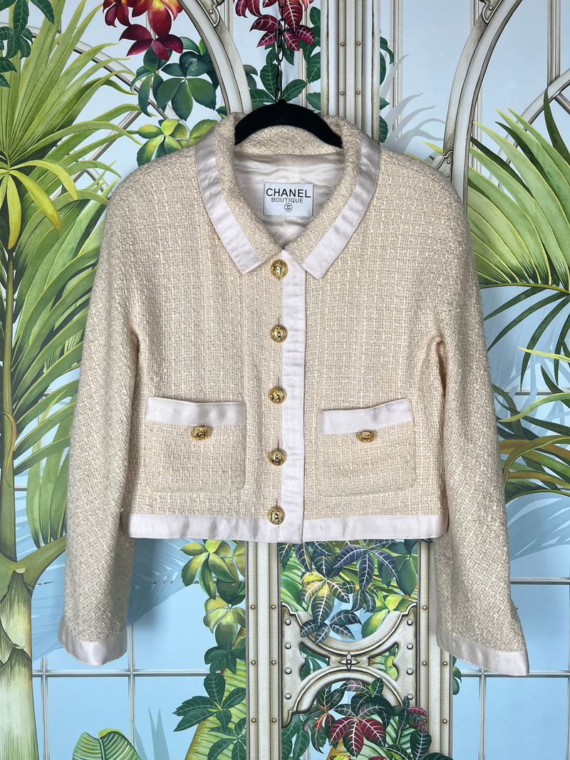 Chanel jacket beige