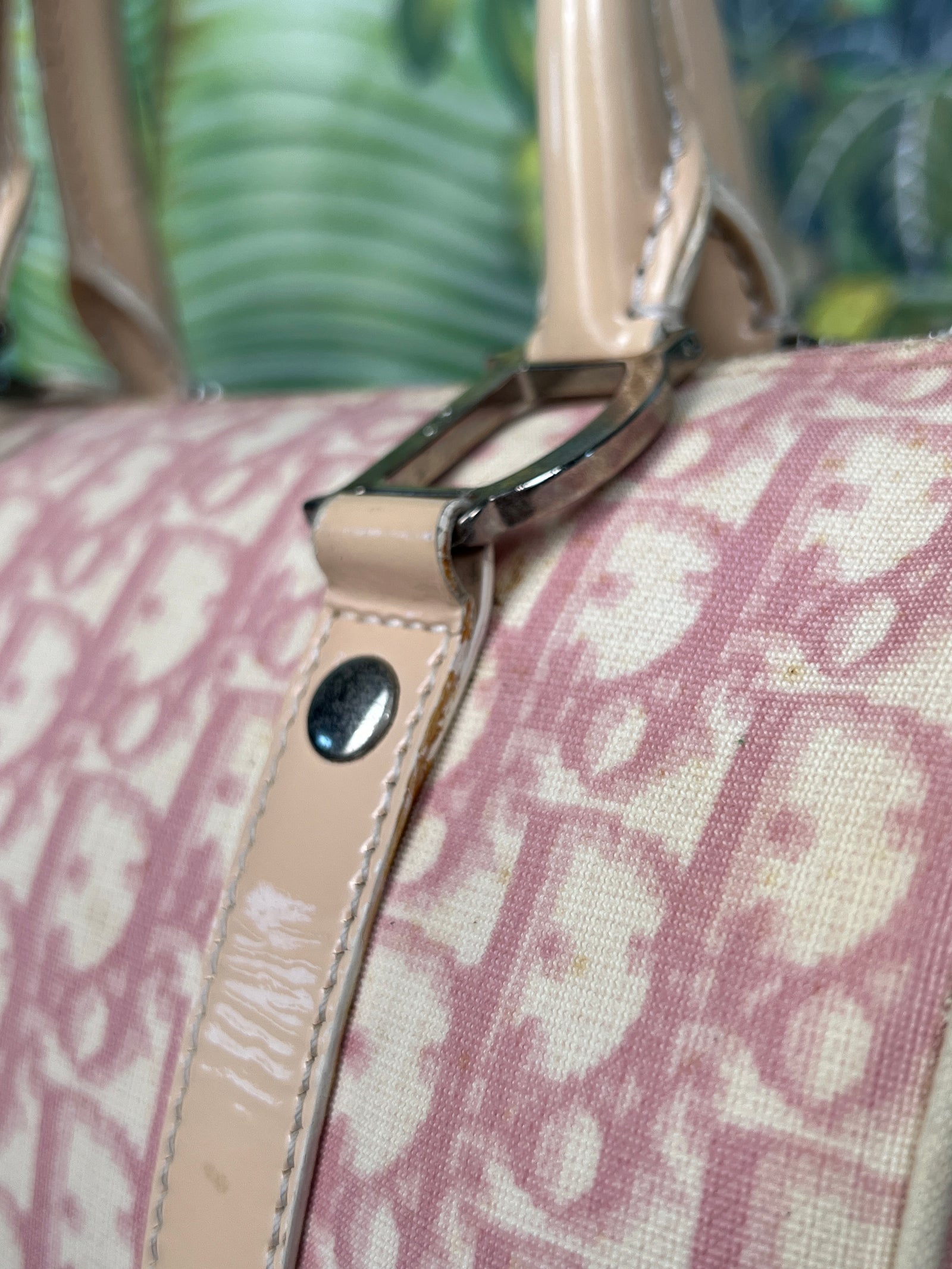 Christian Dior Diorissimo trotter Boston bag pink – A Piece Lux