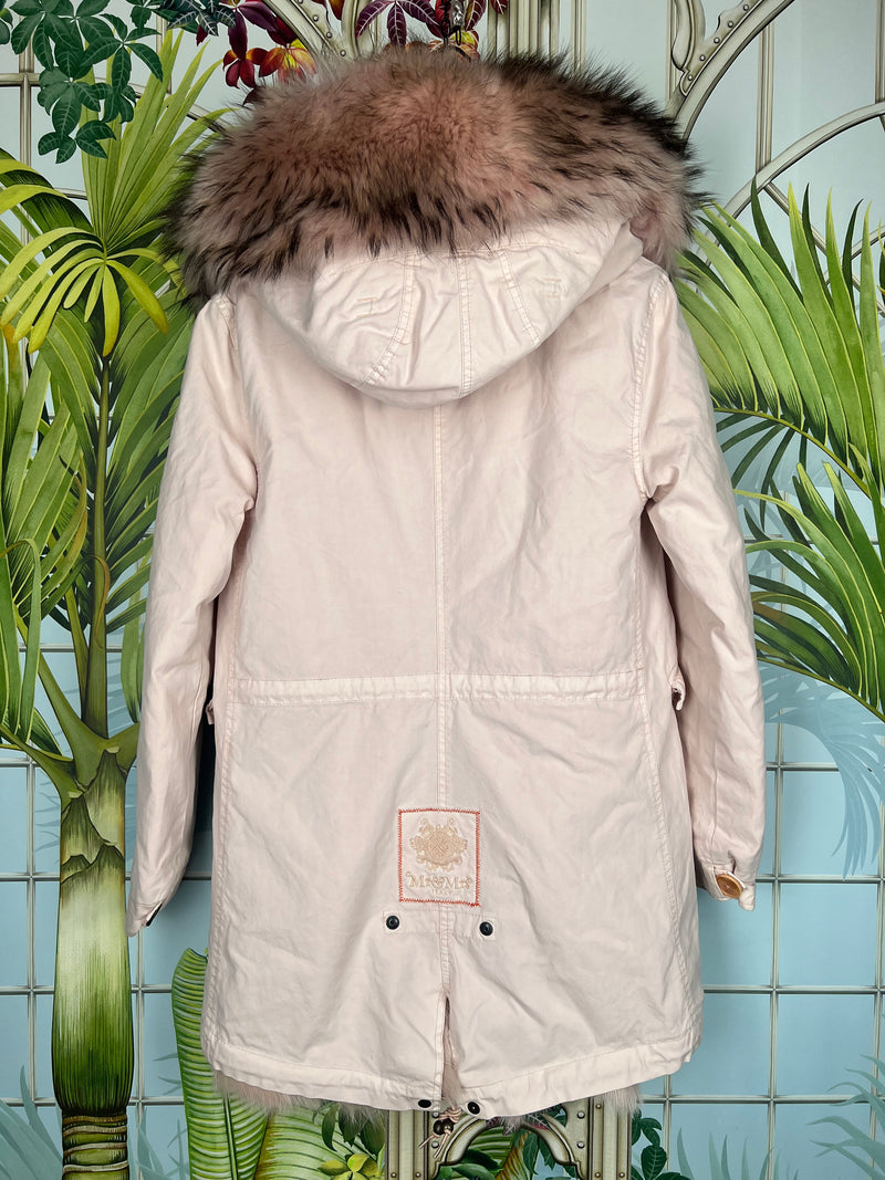 Mr&Mrs fur parka jacket pink