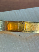 Hermès Clic H Bracelet orange/gold