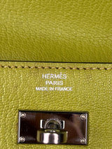 Hermés Kelly wallet Vert Anis Chèvre Mysore