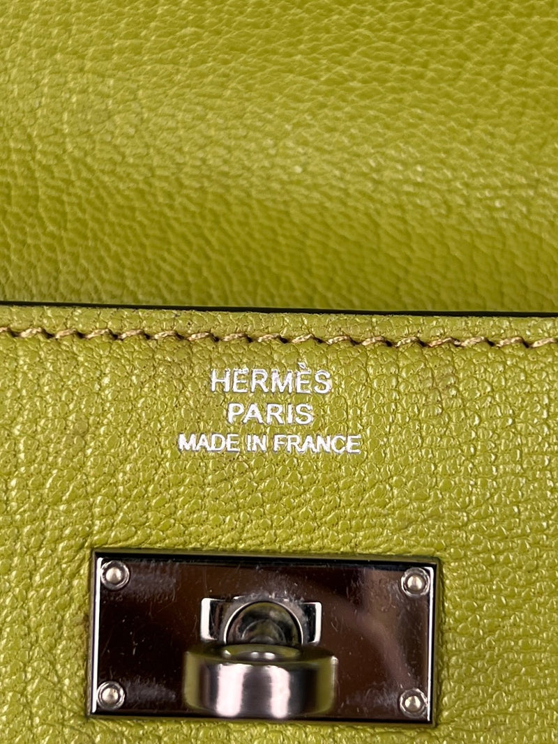 Hermés Kelly wallet Vert Anis Chèvre Mysore