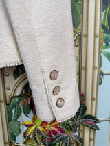 Chanel tweed tripple set white spring collection 1998