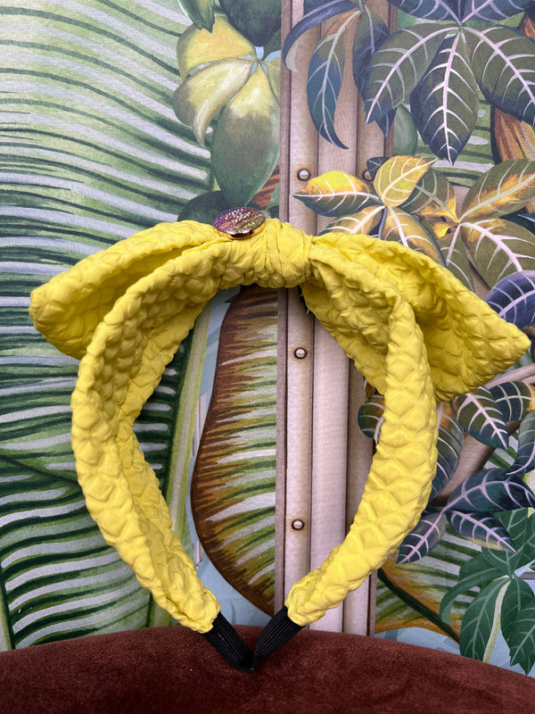 Repurposed Hairband CC yellow