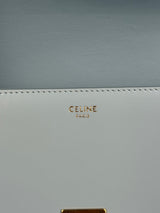 Celine teen triomphe bag shiny calfskin soft blue