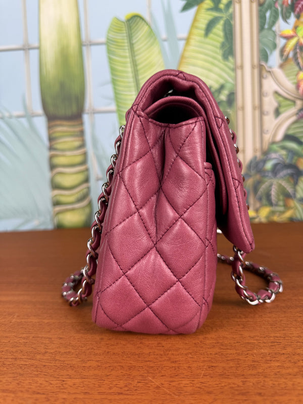 Chanel Double Flap Bag medium old pink