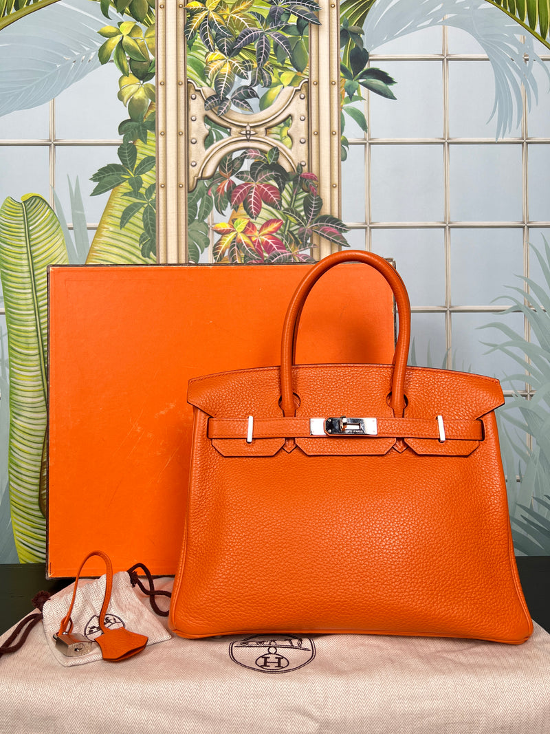 Hermés Birkin 30 orange togo