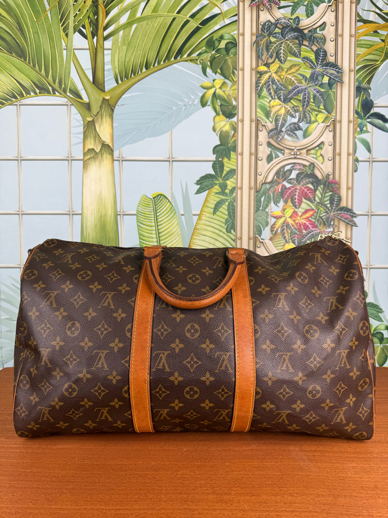 Louis Vuitton Keepall 50, monogram canvas