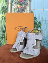 Tods fringe heels