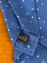 Louis Vuitton tie blue with dots and logo