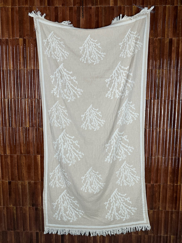 Amca towel corallium beige