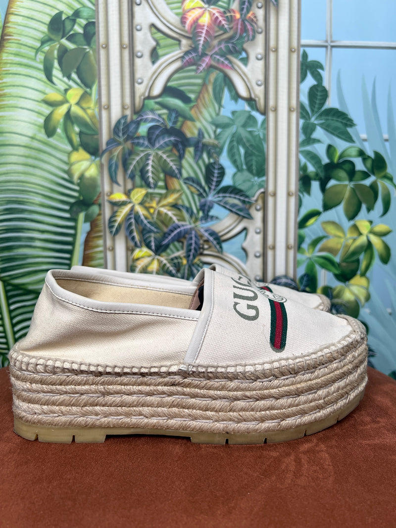 Gucci platform Espadrilles