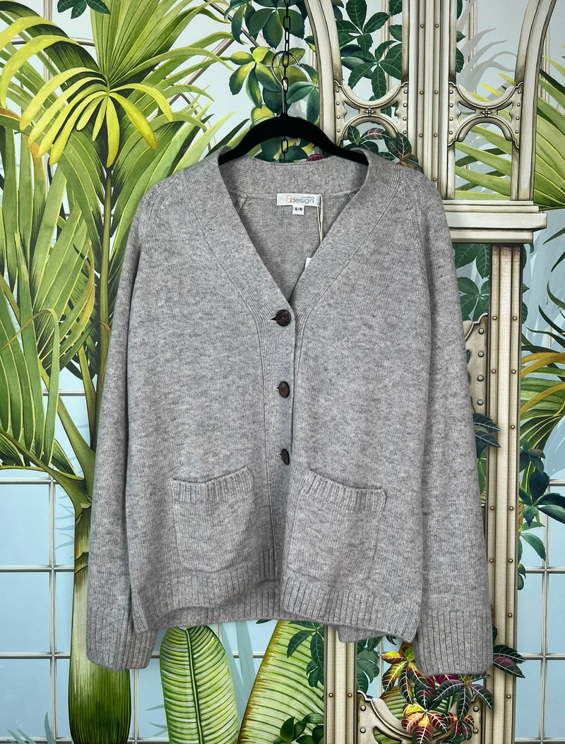 8 Design jolina cashmere cardigan grey