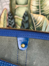 Louis Vuitton keepall 45 epi leather blue