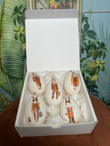 Hand painted egg mini set of 5