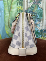 Louis Vuitton Alma BB damier azur braided