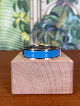 Hermès Clic H Bracelet blue/palladium