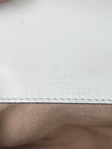 Gucci marmont cardholder/lipstick bag off white