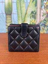 Chanel wallet timeless black lambskin