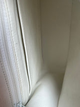 Chanel mini classic single flap bag white