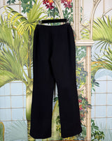 Chanel tweed sporty pants black 2000s fall collection