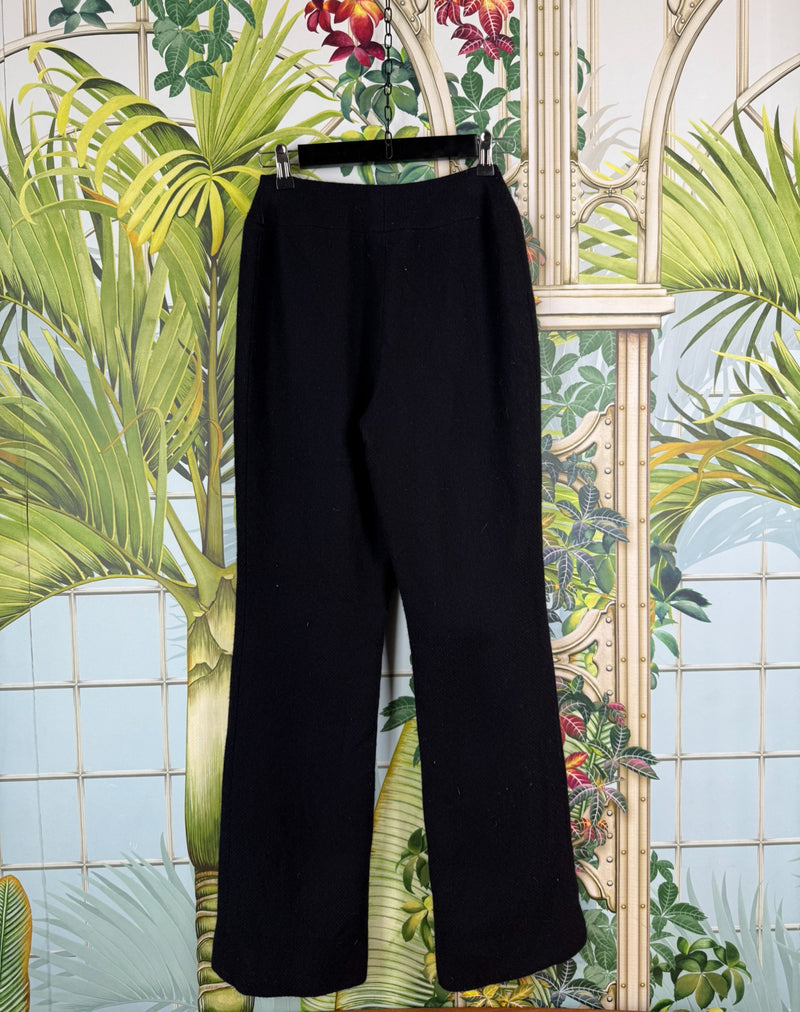Chanel tweed sporty pants black 2000s fall collection