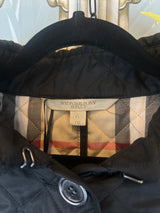 Burberry jacket quilted black